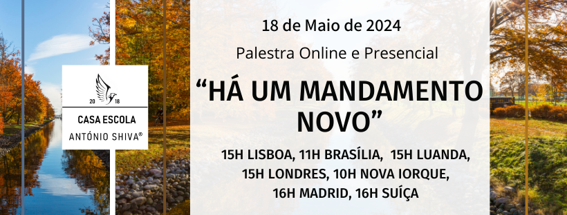 “Há um mandamento novo” – Palestra Online e Presencial