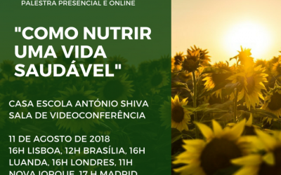 Palestra: “Como nutrir uma vida saudável”